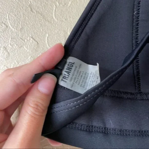 SWIM Triangl green Farrah crochet bikini top - Picture 5 of 6